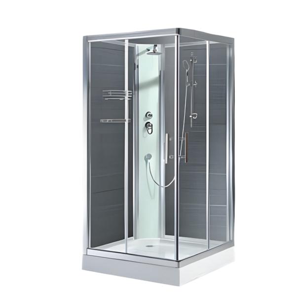 Comfort Shower Luxury Shower Cabin Shower Cubicle Shower Box Glass Cabin 120x90 cm