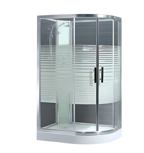 Shower glass cabin shower cubicle shower box comfort shower luxury shower cabin 120x90 cm
