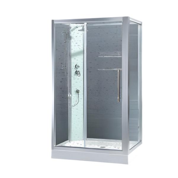 Luxury shower cabin wellness shower shower cabin comfort shower shower box 120x90 cm