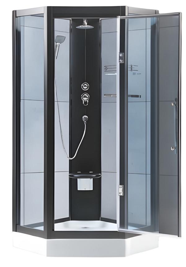 Multifunctional shower Comfort shower Shower area Luxury shower Shower cabin 100x100 cm