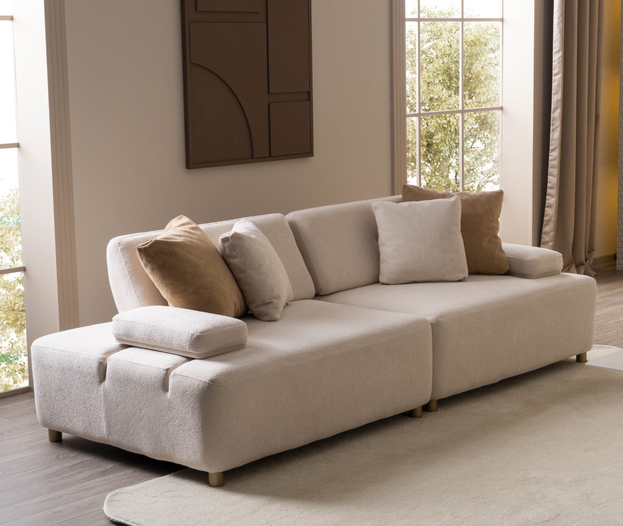 Sofa 3-Seater: Harmony of Style and Comfort in the Living Room