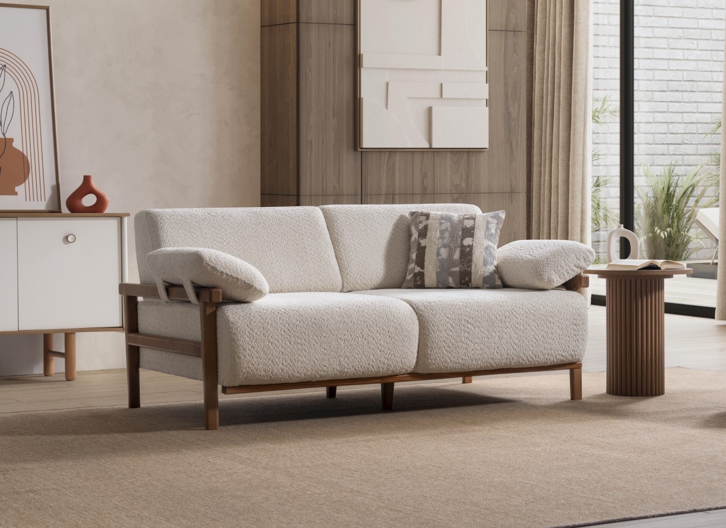 Modern Sofa 2-Seater: Comfort in Minimalism