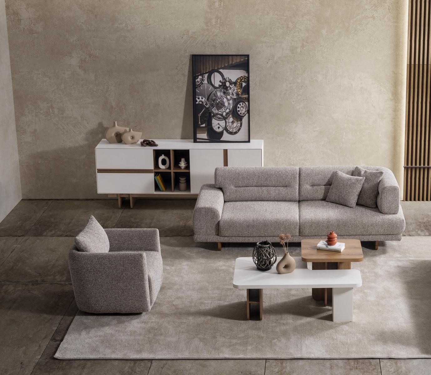 Living Room Set: Simplicity and Comfort in the Interior