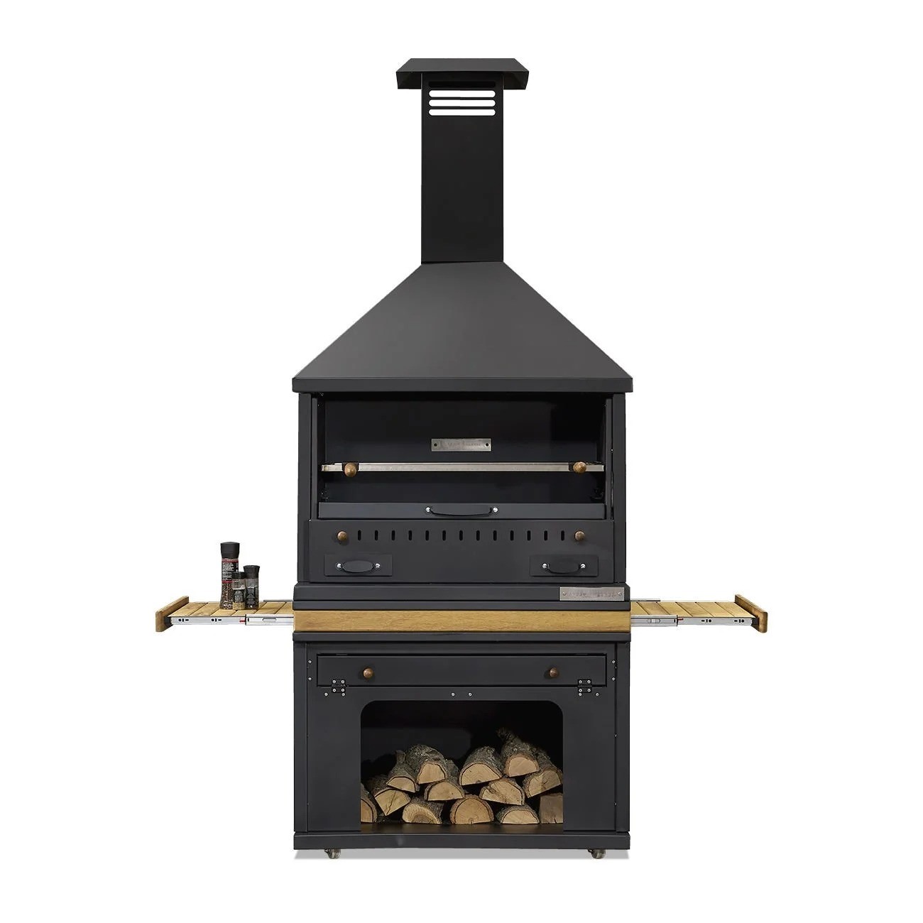 Outdoor kitchen garden terrace kitchen grill modern robust