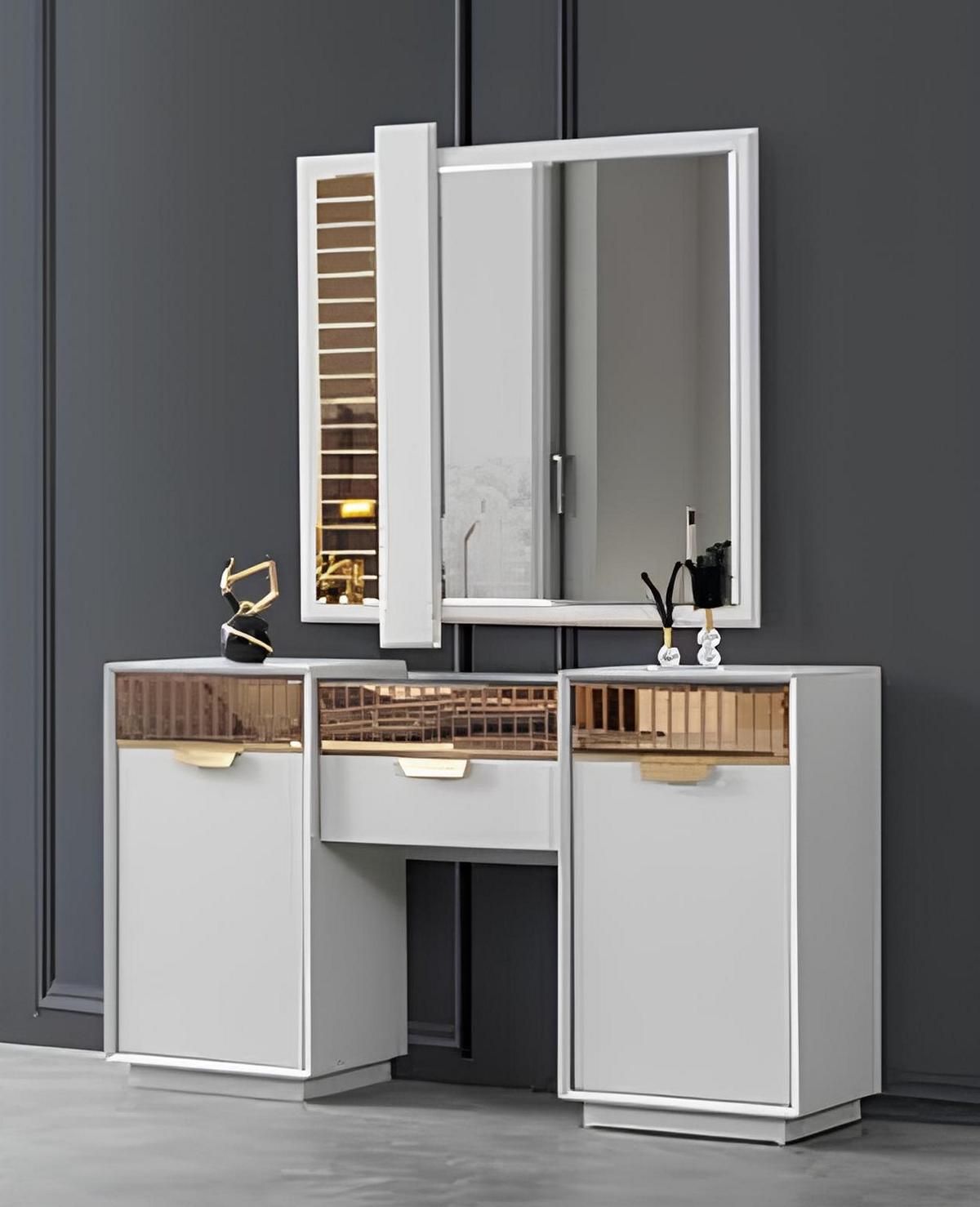 Stylish dressing table with practical mirror and modern design