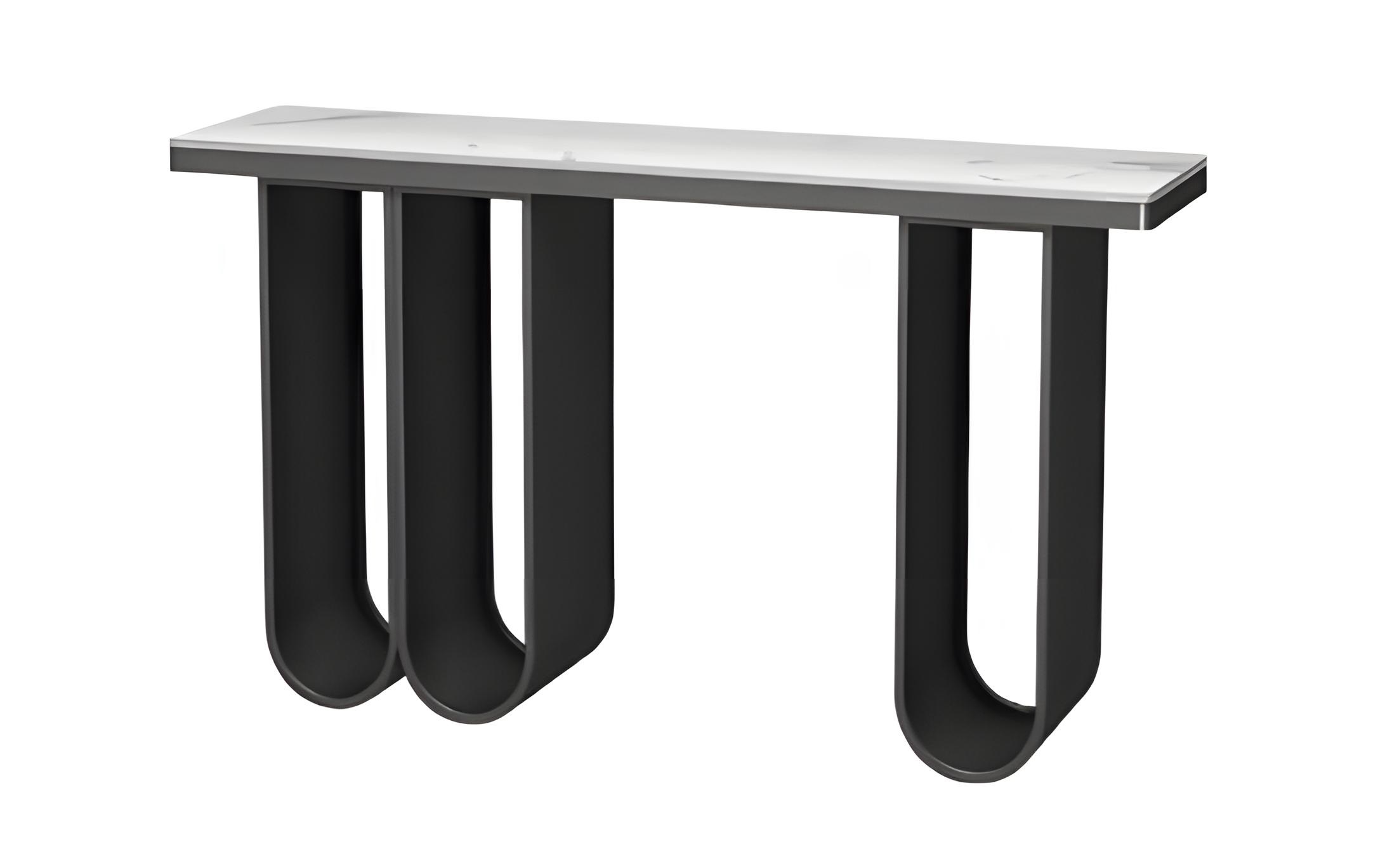 Stylish black console table designer furnishing furniture