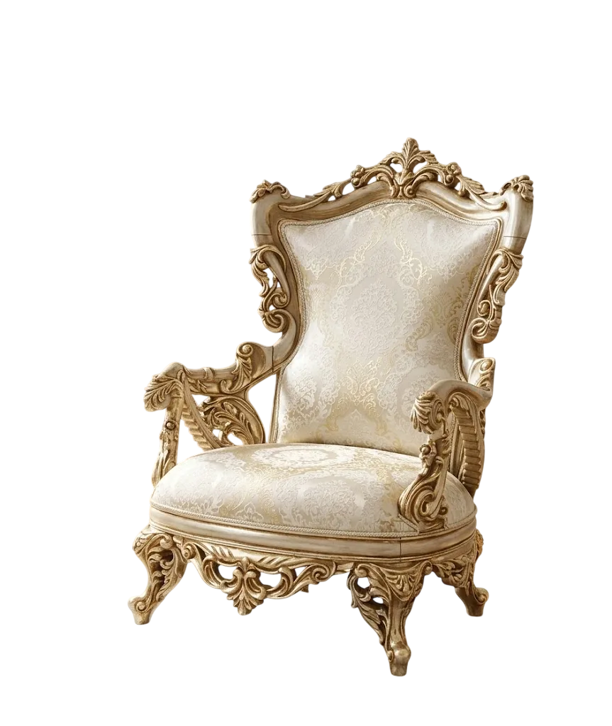 Classic armchair with an elegant, timeless design