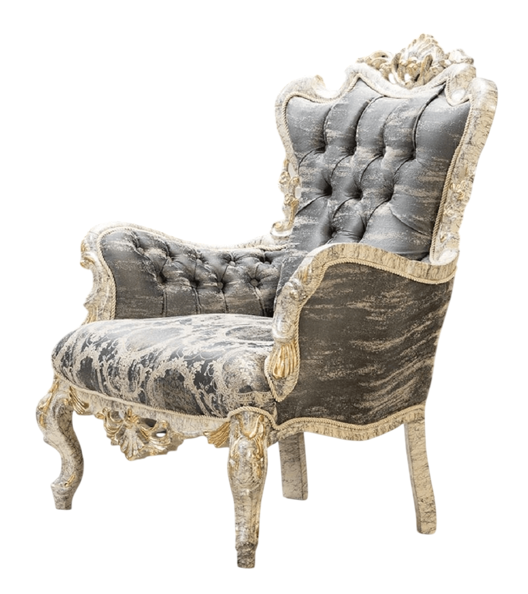 Classic armchair with elegant design and comfort