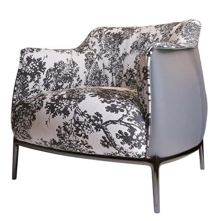 Luxurious Armchair Elegant Comfort Upholstered Seat Design Living Room Furniture