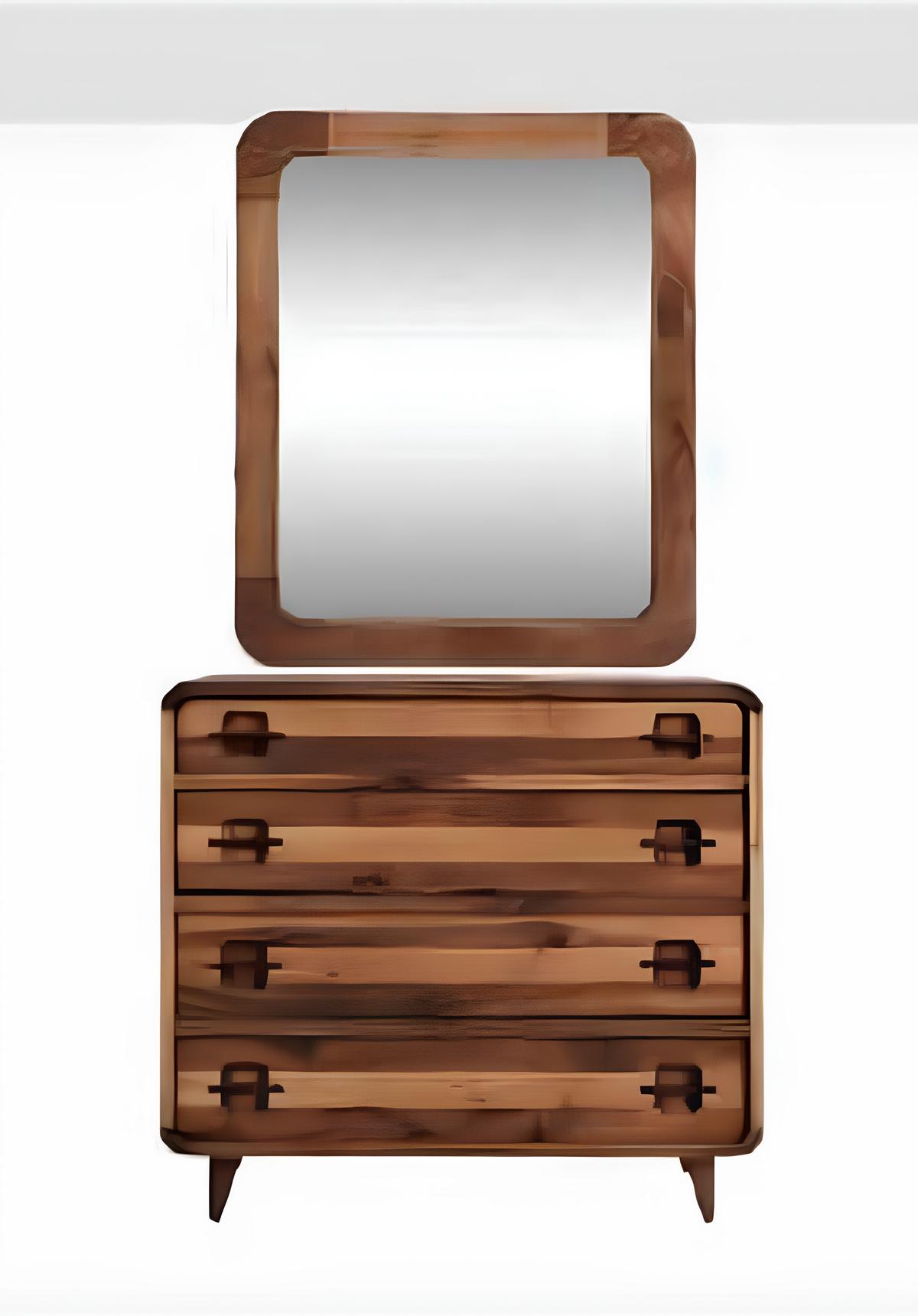 Dressing table style modern color brown new wood practical comfortable compact