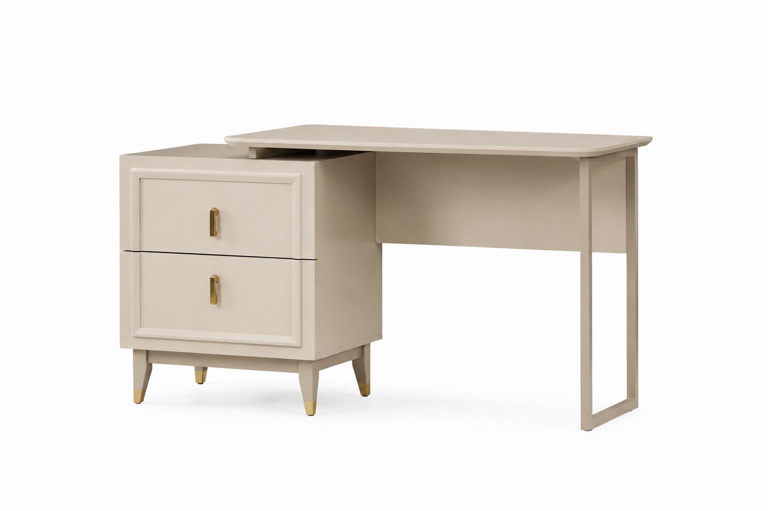 Dressing table mirror beautiful spacious modern beige new