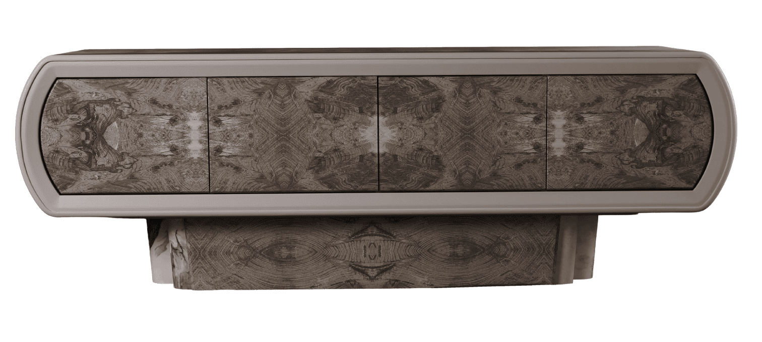 Console Decorative Console Modern Wood Imitation Marble Hallway Living Room