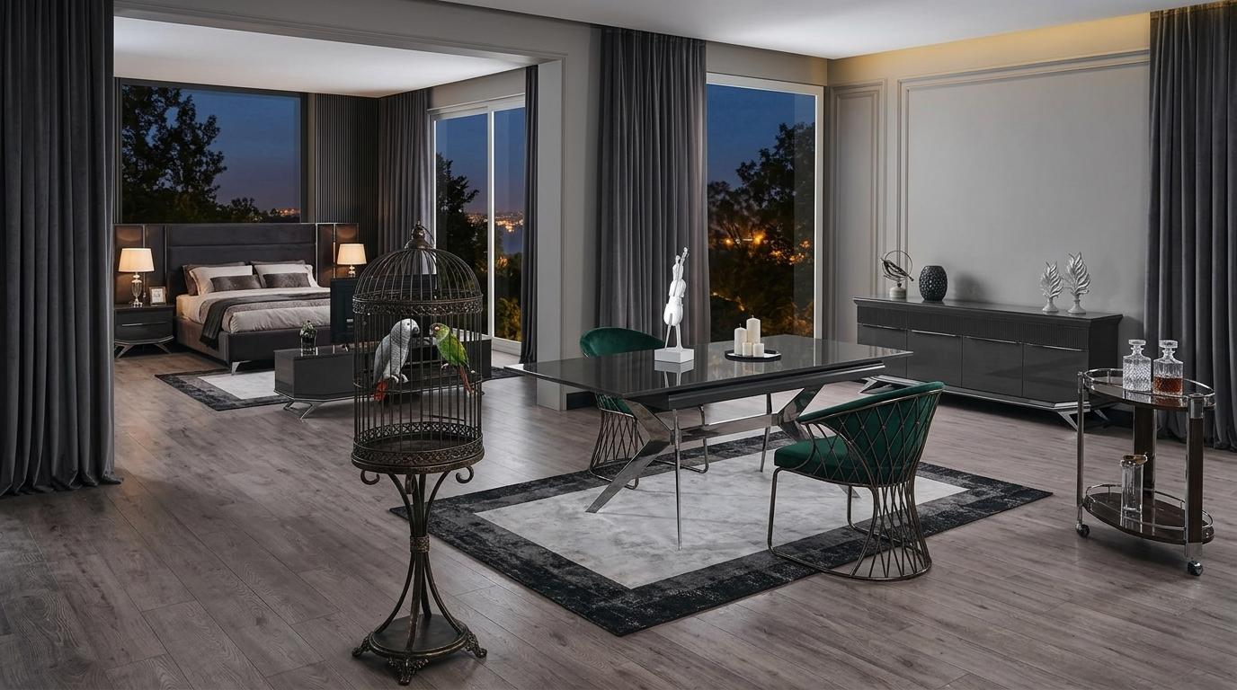 Table console living room style modern color gray new practical rectangular