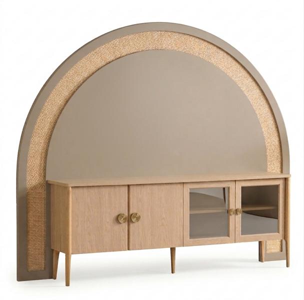 Console practical comfortable spacious beautiful beige modern new