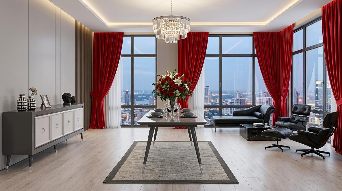 Tisch Konsole Wohnzimmer Stil modern grau rechteckig praktisch ausziehbar