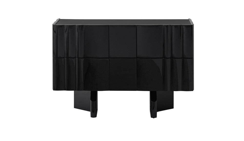 Dressing table modern black elegant dressing table chest of drawers console