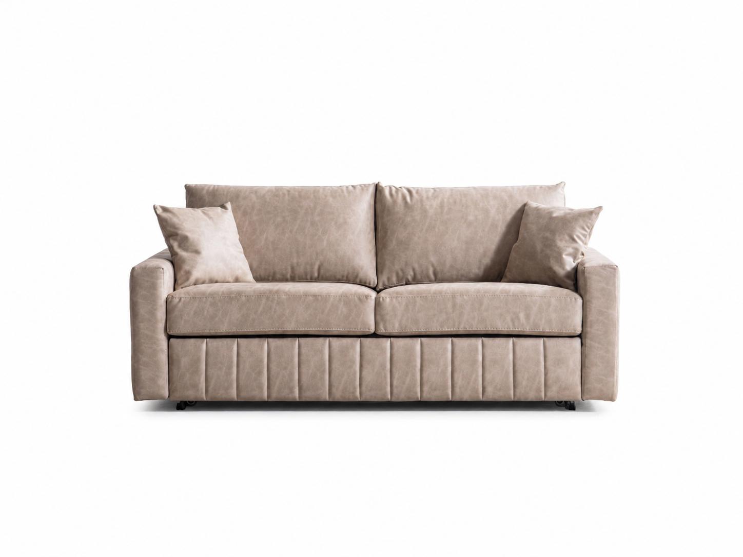 Modern sofa bed with soft upholstery Italian upholstered sofa