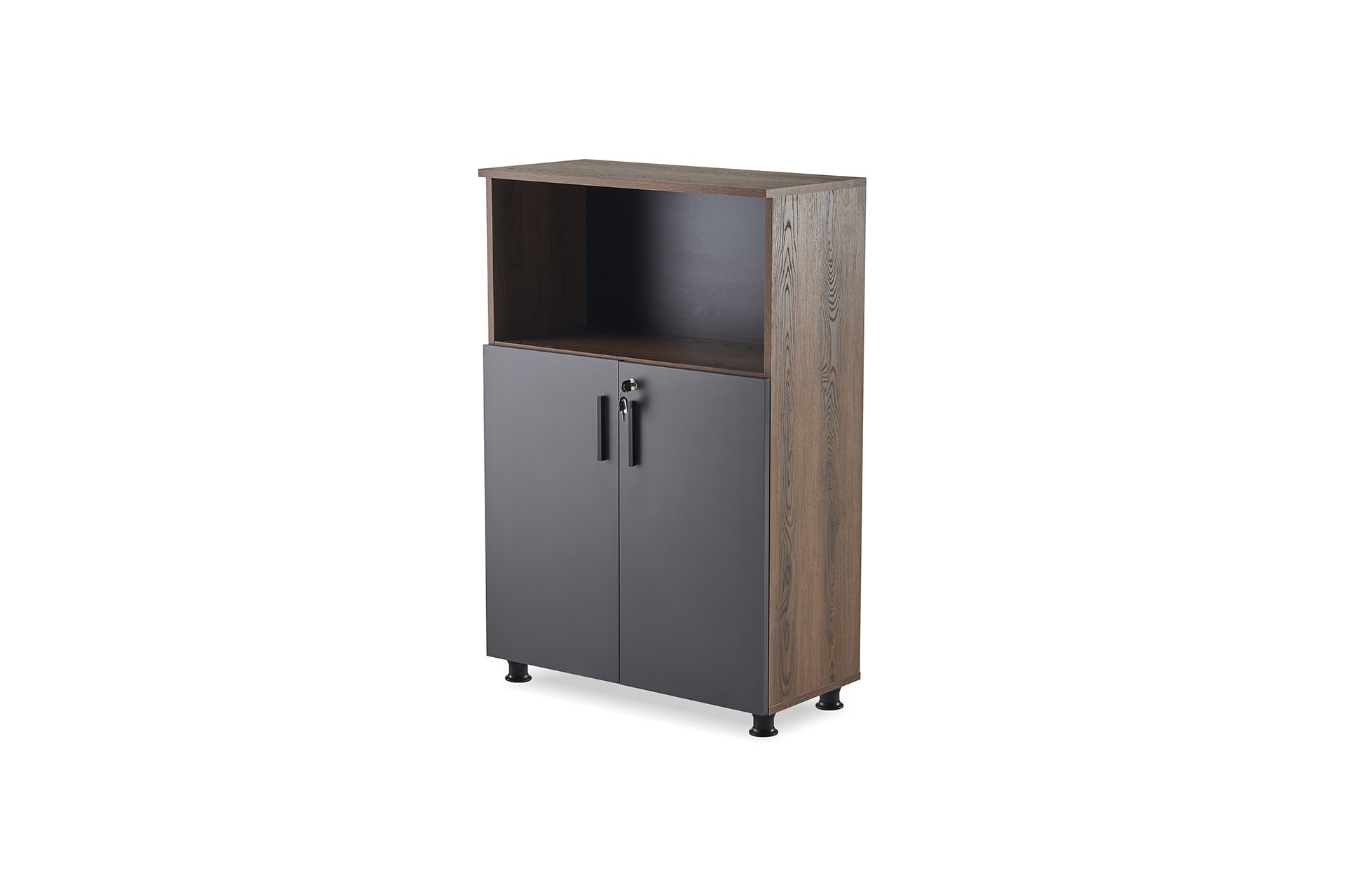 Modern Simple Brown Wood Console Table Open Versatile Loft Style