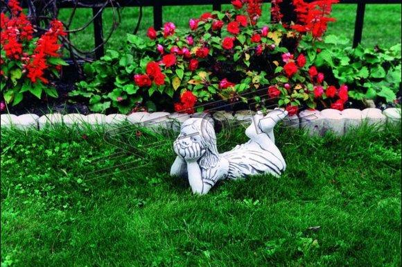 Girl Figure Statue Figures Statues Sculptures Garden Sculpture Decoration 29cm