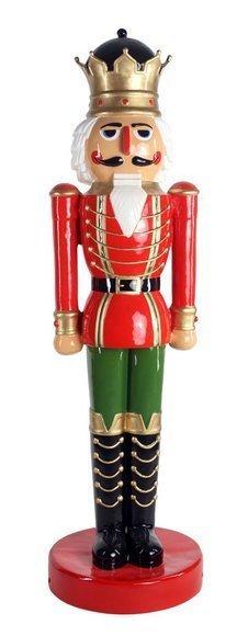 Decorative massive figure of gloss Nutcracker sculpture 200cm height