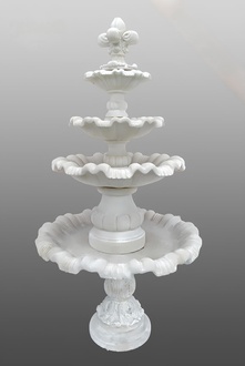 Fountain, decorative fountain, garden decoration, fountain 1101, 570KG stone cast.