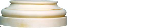 Column foot border stand foot round new support for column circular shape 18 cm height