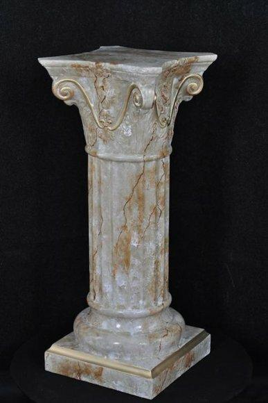Antique roman marble column style sculpture design decorative furniture, model - 1009