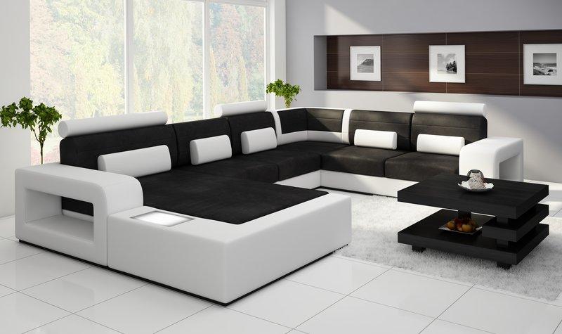 Corner Sofa Living Area H2209 Textile Fabric Sofa