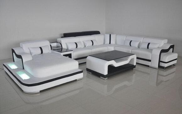 Design Modern Sofa Couch Corner Sofa Upholstery New Living Landscape U-Shape
