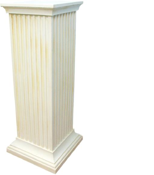 Design massive floor stand in antique greek column style, 120,5cm height, model - 1075 XXL