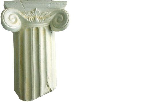 Antique style decorative column furniture & decoration balcony element wall column pillars