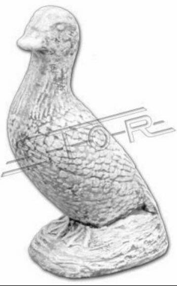 Garden Decoration Duck Terrace Stone Figures Figurine Statue Sculpture Bird 520