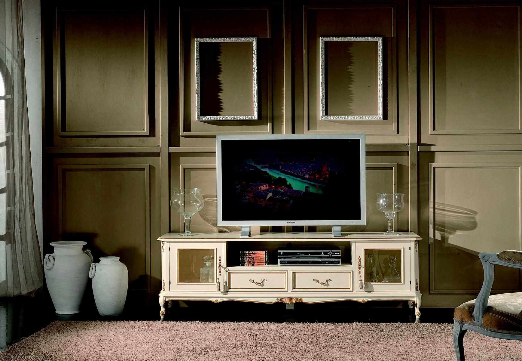 Sideboard TV luxury lowboard RTV cabinet table living room wood furniture baroque style new