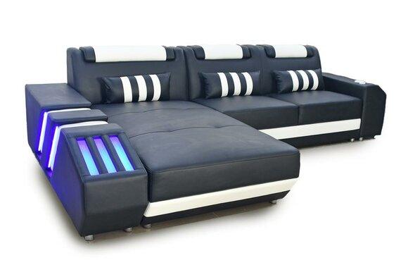 Corner sofa corner set sofa couch upholstery living area set L shape