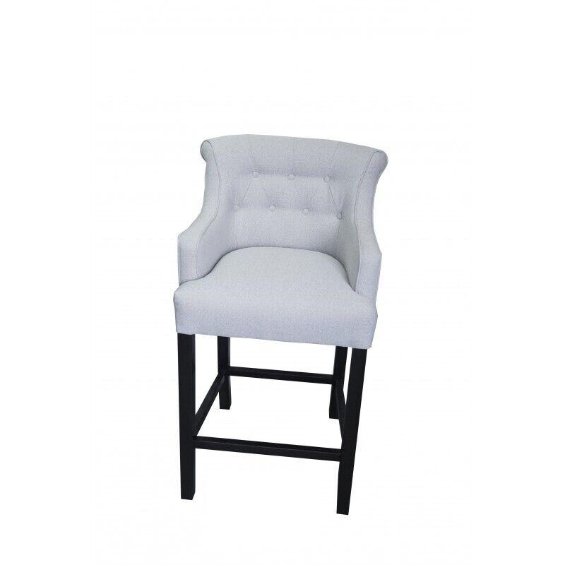 Design chairs Chesterfield chair textile upholstery hotel group 4xset new set