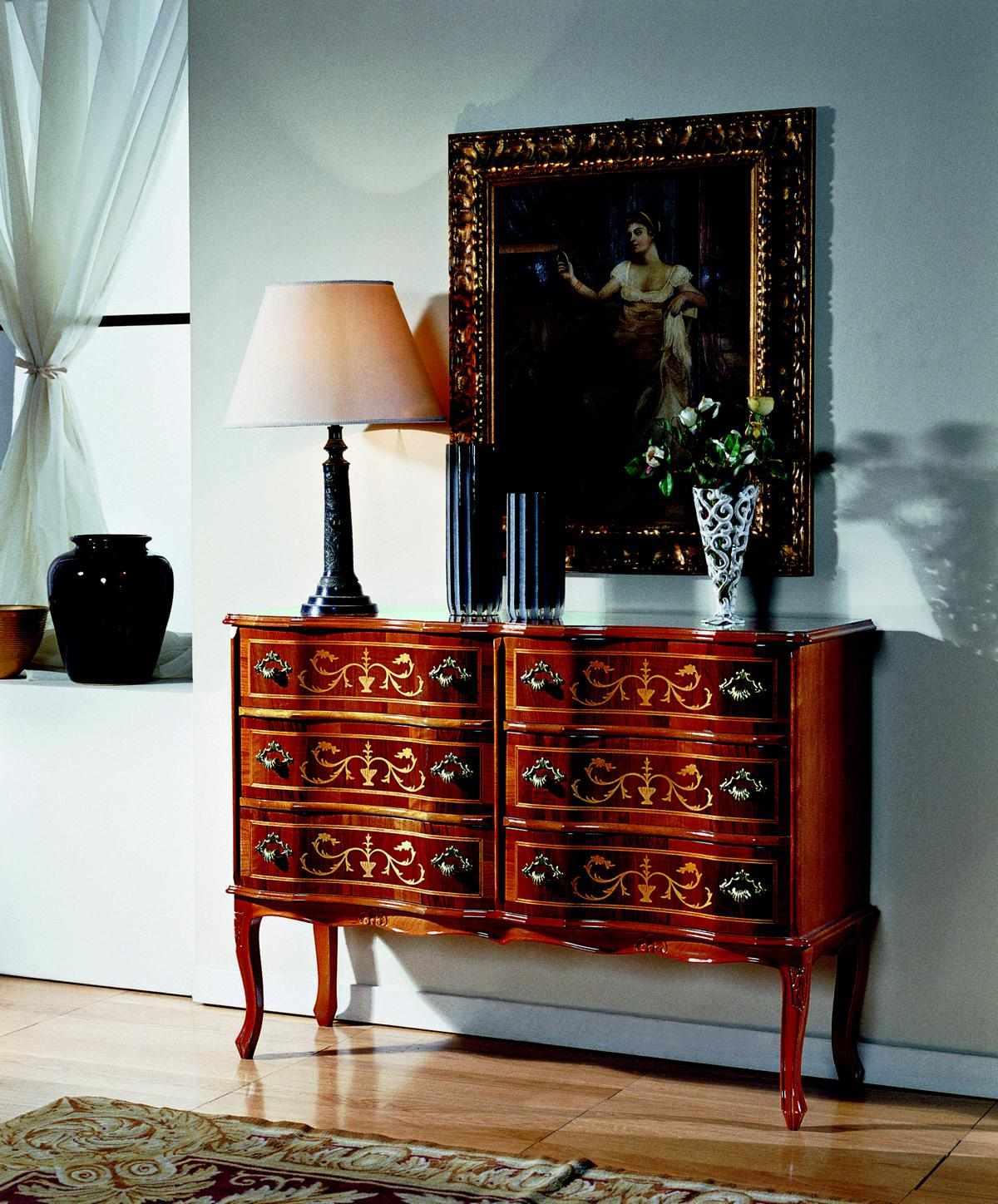 Italian Style Design Furniture Dresser Cabinets Dressers Luxury Sideboard Glass