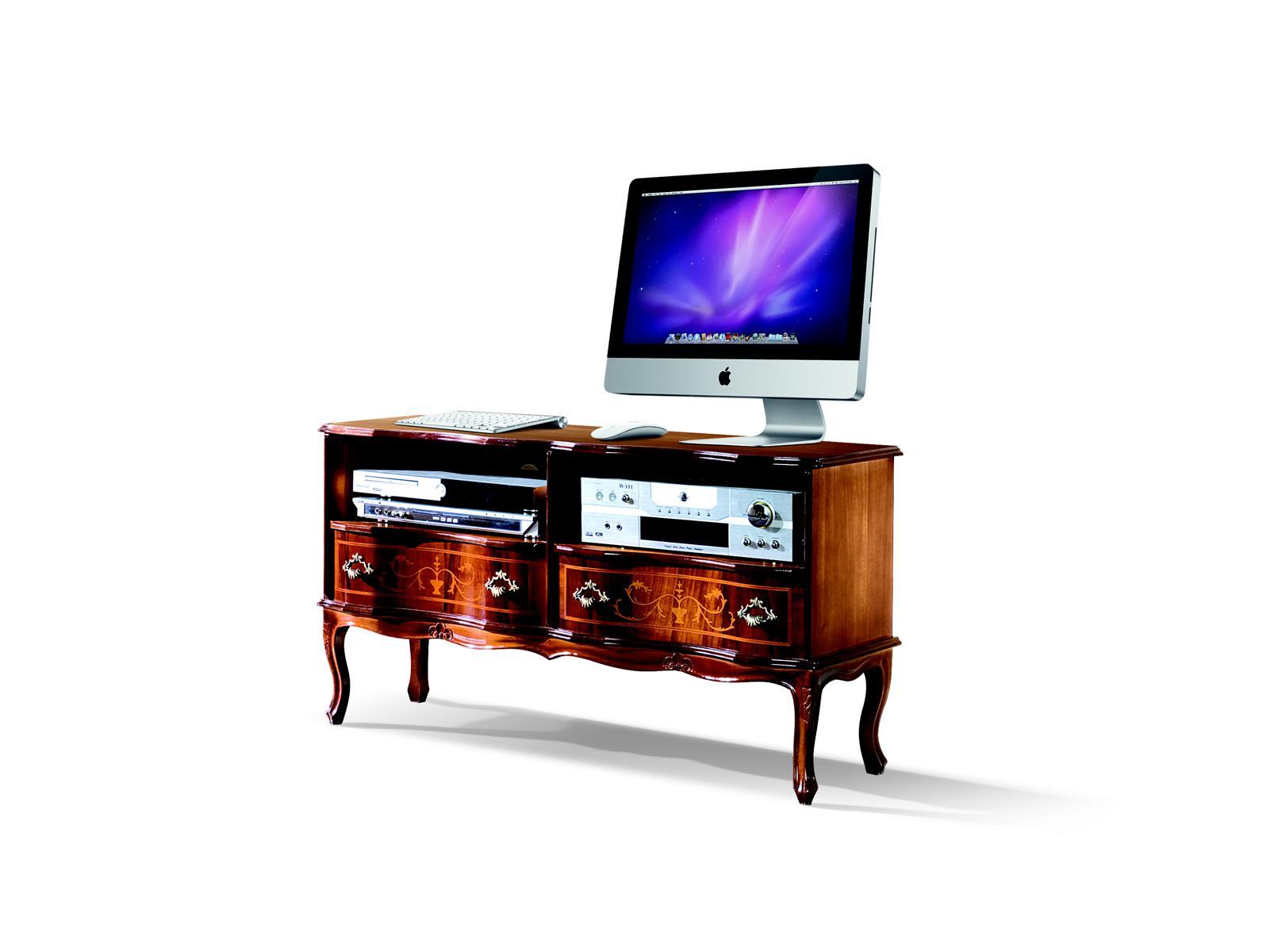 Living room wood furniture sideboard tv lowboard rtv cabinet baroque New