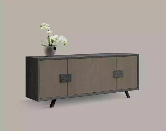 Modern Gray Dresser Living Room Sideboard New Wood Furniture Sideboard