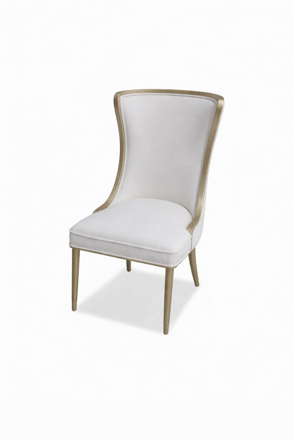 Upholstered Chair with Fabric Seat for Dining Room and Living Room, Ready to Ship SOFORT