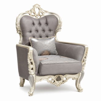 Luxury Living Room Furniture Armchair High Quality Armchair Grey Relax