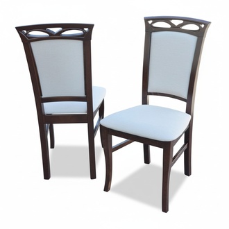 6x designer chair set dining room lean upholstery seat chairs set complete K12