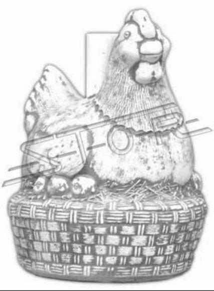Chick Chicken Garden Figurine Statue Figures Statues Sculpture Decoration Deco 548R