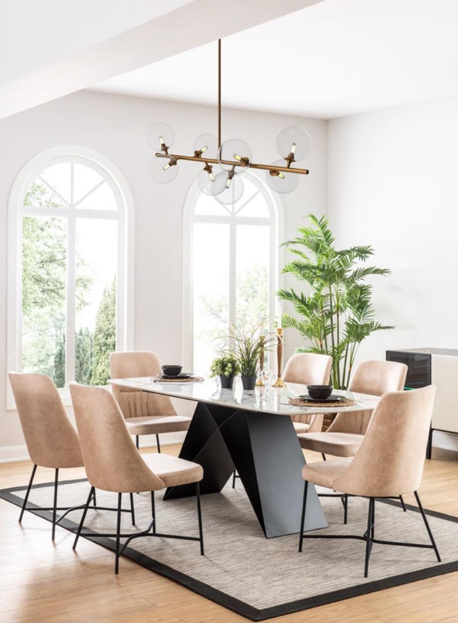 Dining set dining group furniture group dining room dining table 6x chair set 7 pieces