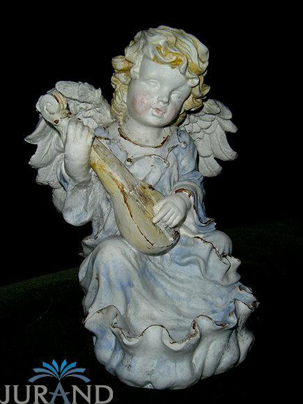 Stone figure weatherproof cast stone grave decoration grave angel garden figure figure 8505