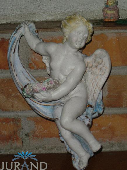 Stone figure weatherproof cast stone grave decoration grave angel garden figure figure 8506