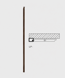 Monaco MO element for corner cupboard system Closet Noble wood filing cabinet corner part