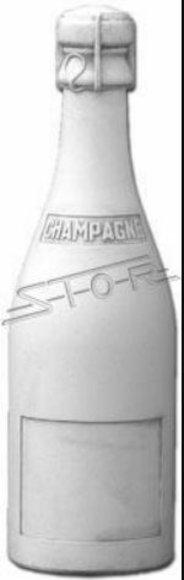 Champagne Figurine Sculpture Figures Statue Bottle Sparkling Wine Design Garden Decoration
