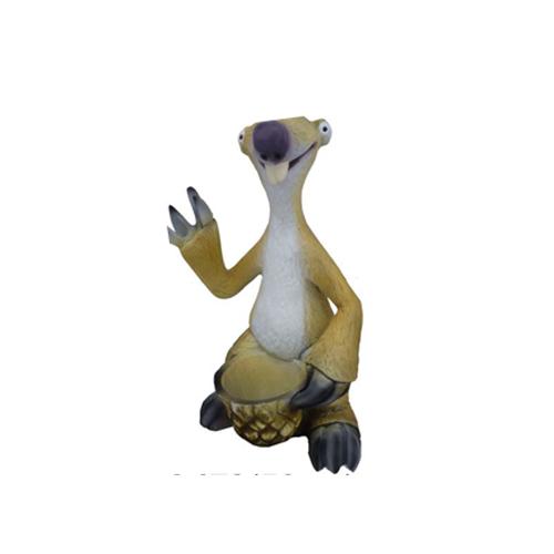Deco figure of a ground sloth sid with a nut from Ice age movie 50cm