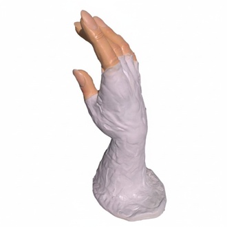 Abstract decorative sculpture designed as an original hand figure 133cm
