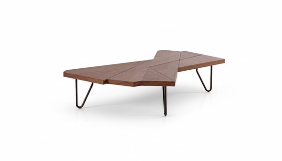 Abstract Living Room Coffee Table Side Table Wood Design Tables Sofa Couch New